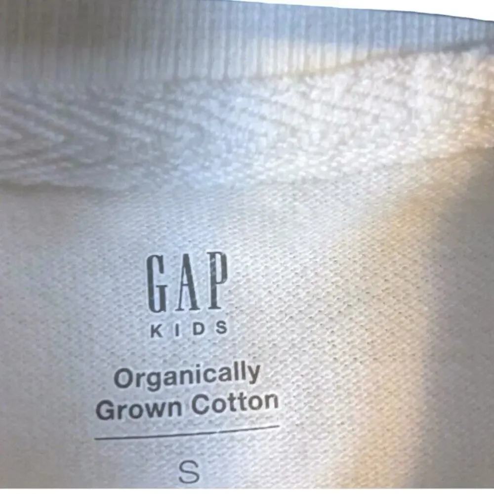 Boys GAP Uniform‎ Long sleeve Polo Shirt Size S White Organic Cotton NWT-READ